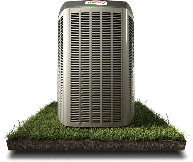 Shot of an outdoor heat pump