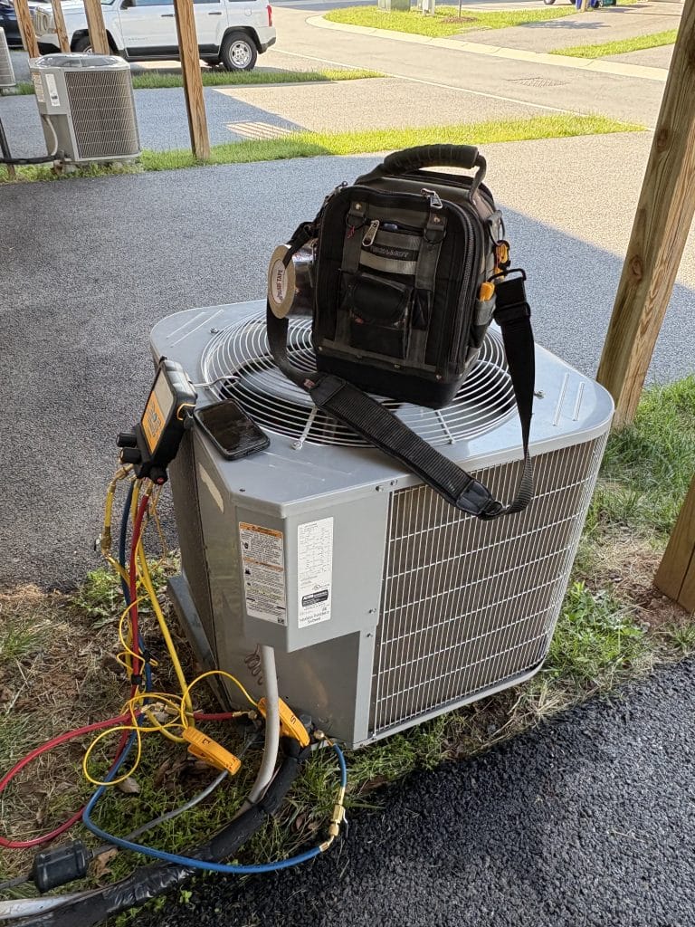 Capacitor Replacement on Air Conditioner in Frederick, MD
