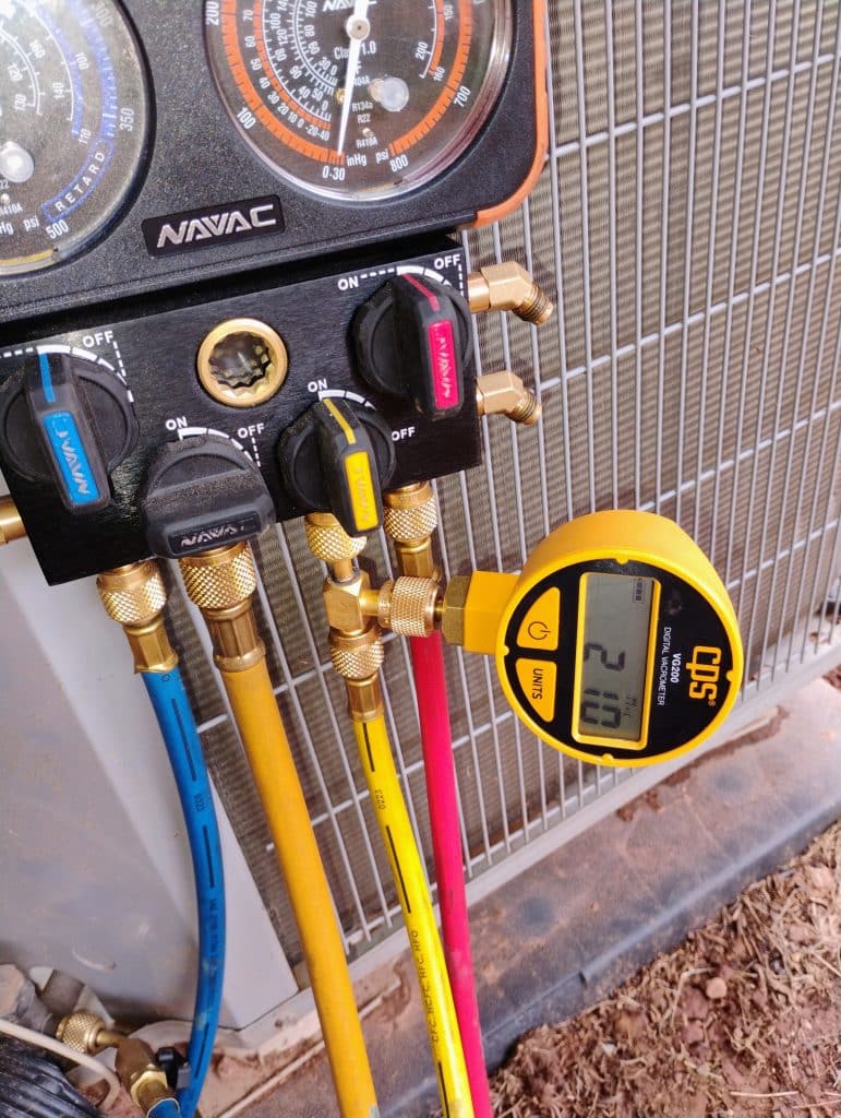 Refrigerant Recharge and Filter Drier Repair on Air Conditioner in Frederick, MD