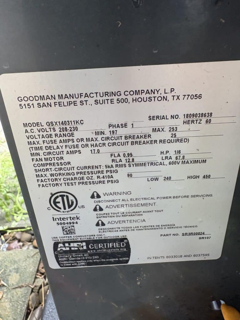 AC Capacitor Replacement During Maintenance in Frederick, MD