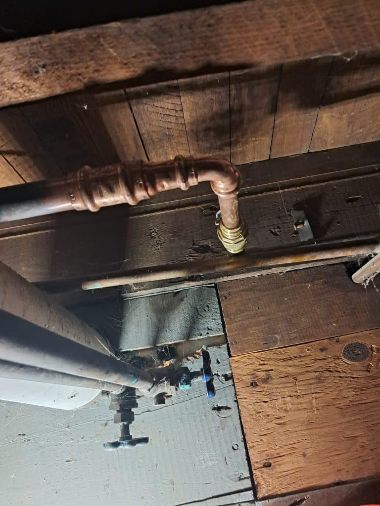 Leaking Copper Cap Repair on Plumbing in Frederick, MD